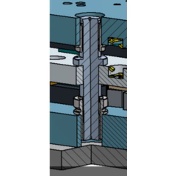 abgestimmte Längen der Mittenbundsäule