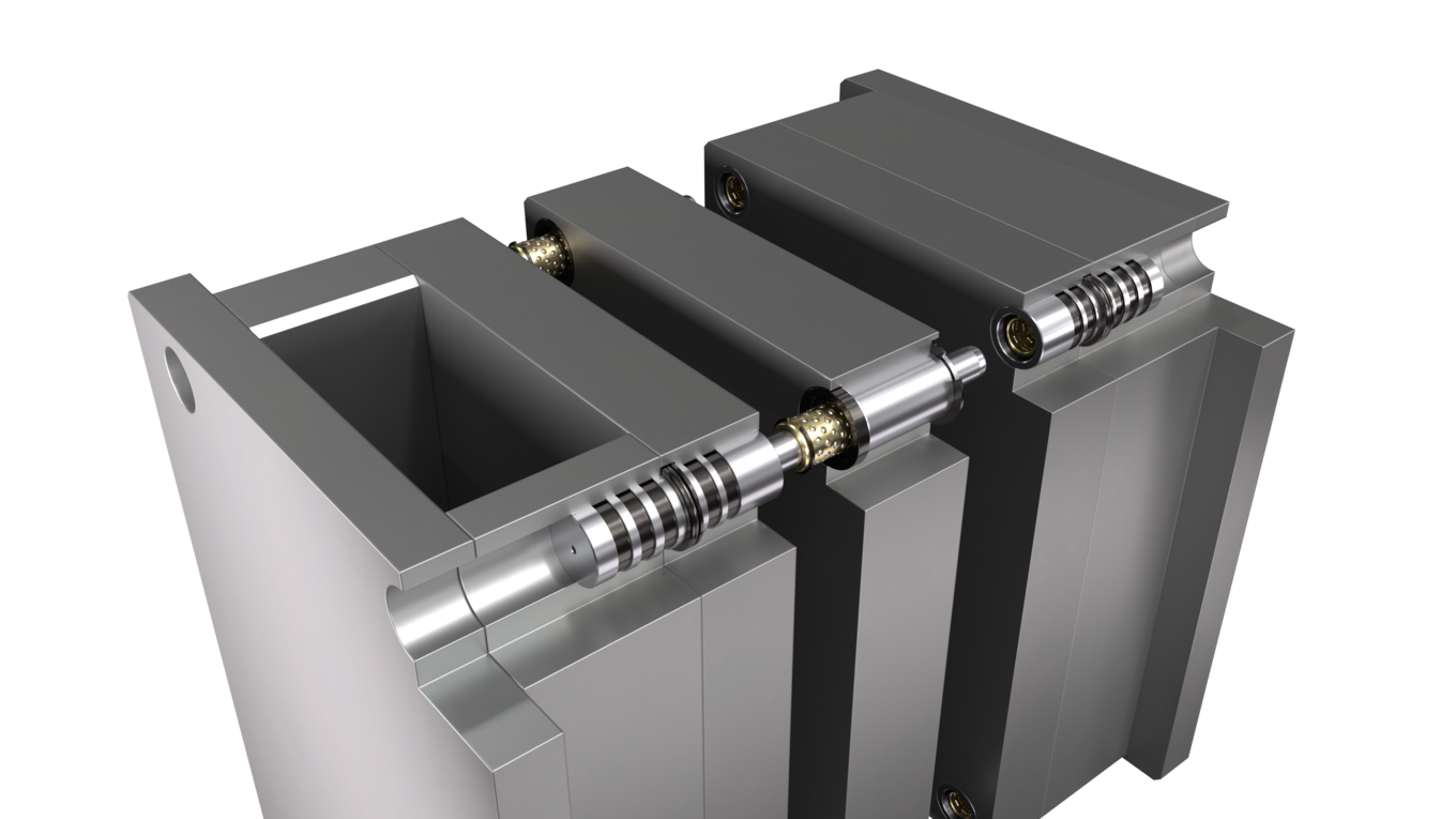 Steifere Führungen für Folgeverbundwerkzeuge